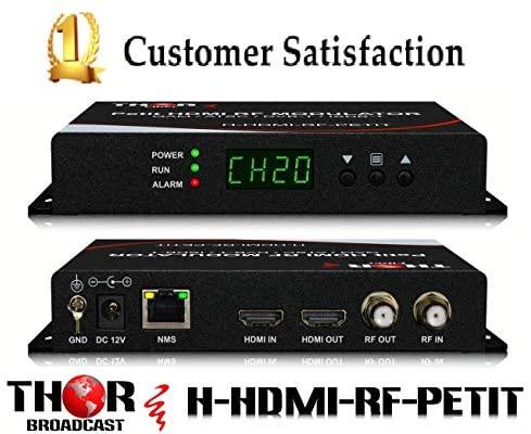 Modulador HDMI RF, soporte PAL/NTSC Formato Salida RCA a RF Modulador 1080P  PLL Control de frecuencia de funcionamiento VHF para reemplazo de TV