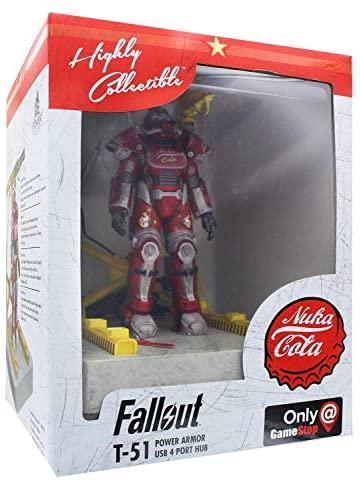 Estación USB PowerUp Fallout Nuka Cola T51 4 puertos -Rojo- Lapson México