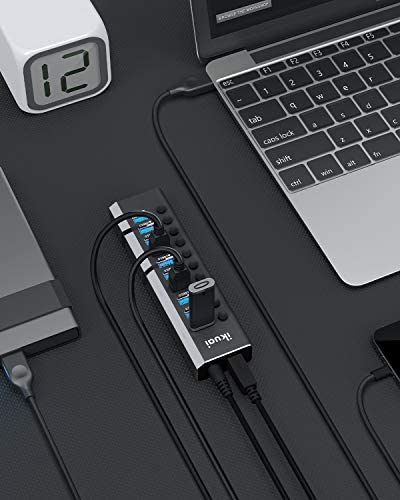 Divisor multipuerto Usb 3,0, Hub 3 0, varios puertos, adaptador de