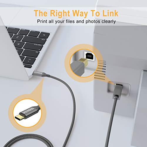 Cable MIDI para iPad Pro, USB C a USB B MIDI OTG cable tipo C cable de  impresora para MacBook/iPad Pro/Samsung/Google/Laptop, funciona con  instrumento