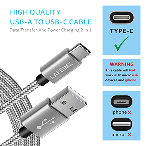 Cable USB C a Micro USB 3.0 y cable USB A a Micro USB 3.0 de 3.3 pies