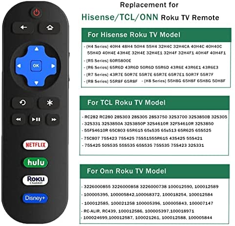 Mando Distancia Compatible Reemplazo Remoto Tv Hisense Tcl-onn