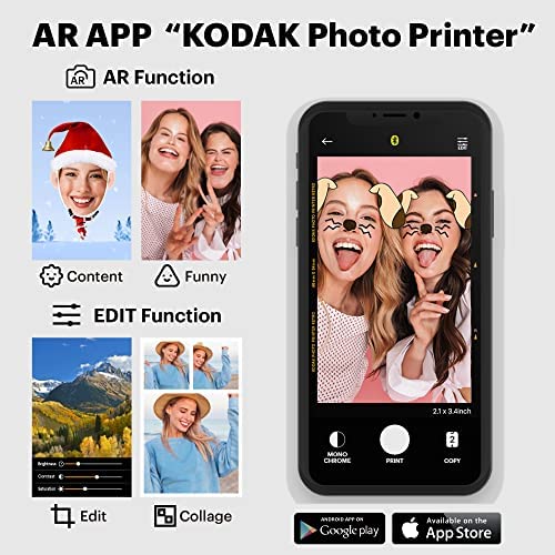 Impresora de Fotos KODAK Mini 2 Retro Incluye 60 Hojas -Ngo