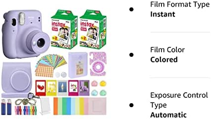 Kit Cámara instantánea Fujifilm Instax Mini 11 color, Lila