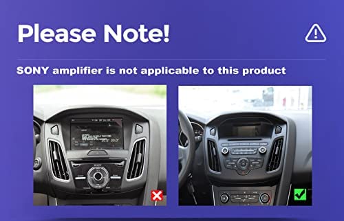 Ford Focus - Radio estéreo para automóvil 2012-2018 con Carplay/Android  Auto, pantalla táctil IPS de 10.4 pulgadas, radio de coche Android 11 con