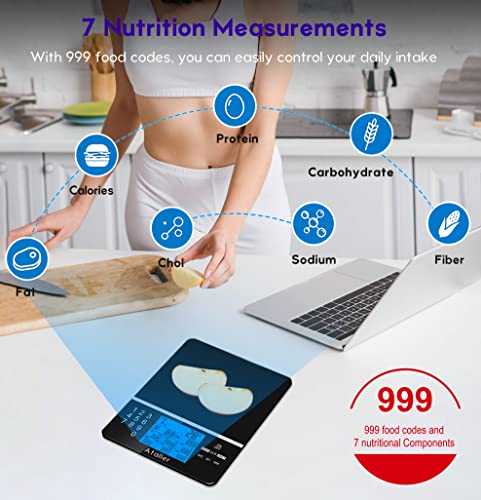 Bascula Cocina digital precision Bluetooth balanza dietetica control  calorias