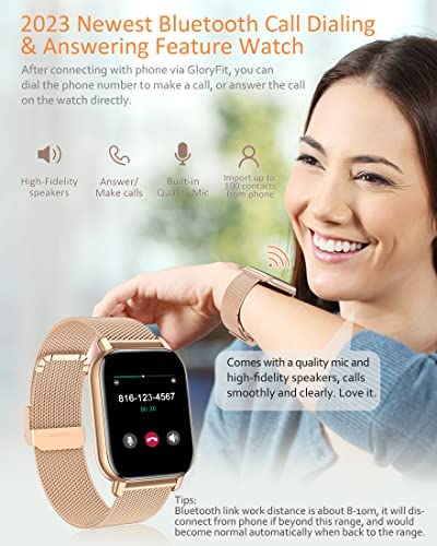 Vital Smart Watch y rastreador de actividad física para hombres y mujeres |  Elegante reloj de salud para mujer | Notificaciones inteligentes