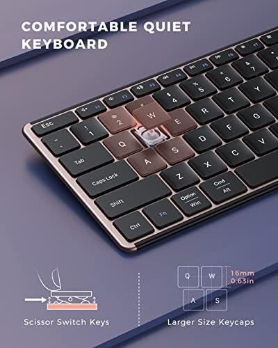 Teclado Seenda Bluetooth Mec Nico Ergon Mico Negro Lapson M Xico