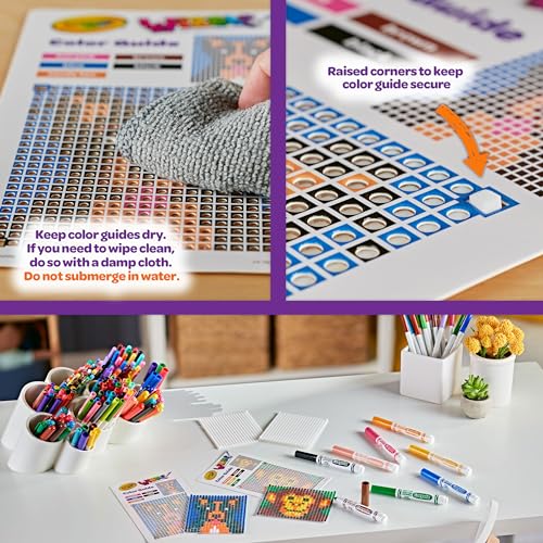 Juguete Libro Para Colorear Crayola Arte Pixel 8 Plumones